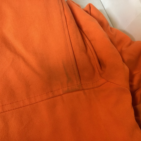 Woolrich Vintage 70’s Orange quilted hunting Jacket Men’s size Medium - Picture 14 of 15